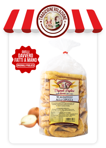 Taralli Scaldatelli alla cipolla - 400 g